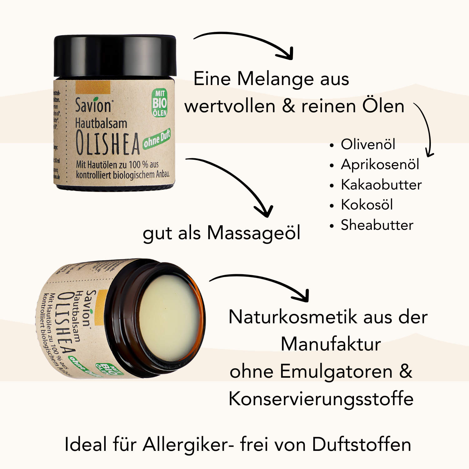 Olishea - OHNE DUFT 180 ml