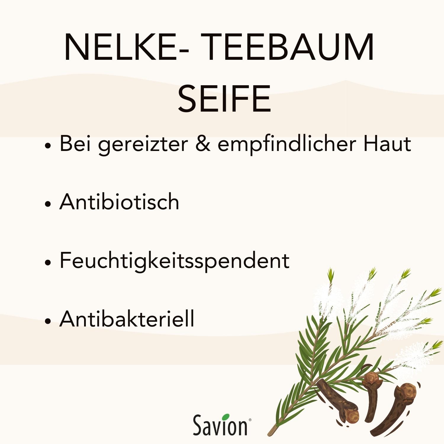 Nelke-Teebaum Körperseife