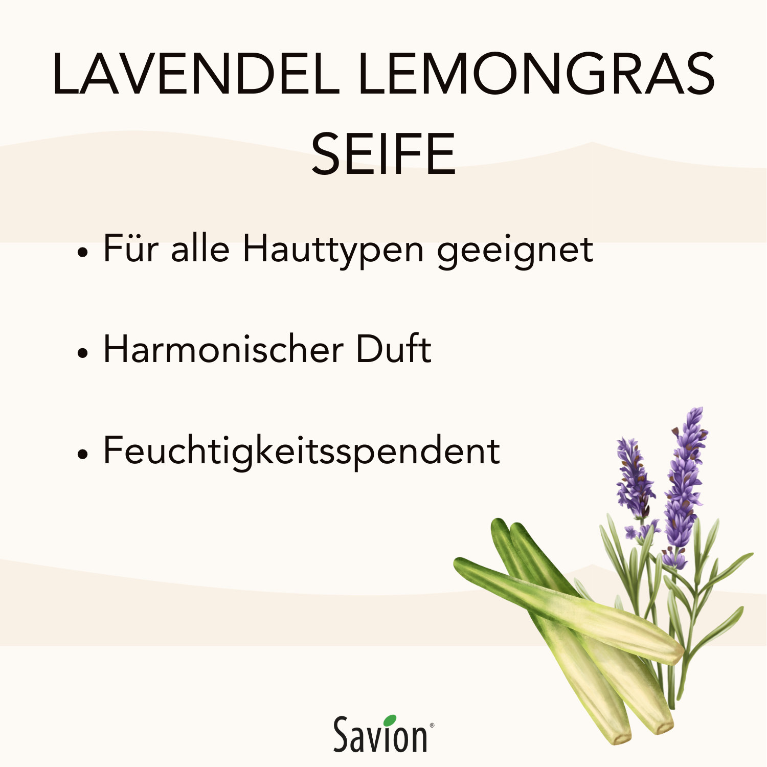 Lavendel Lemongras Seife