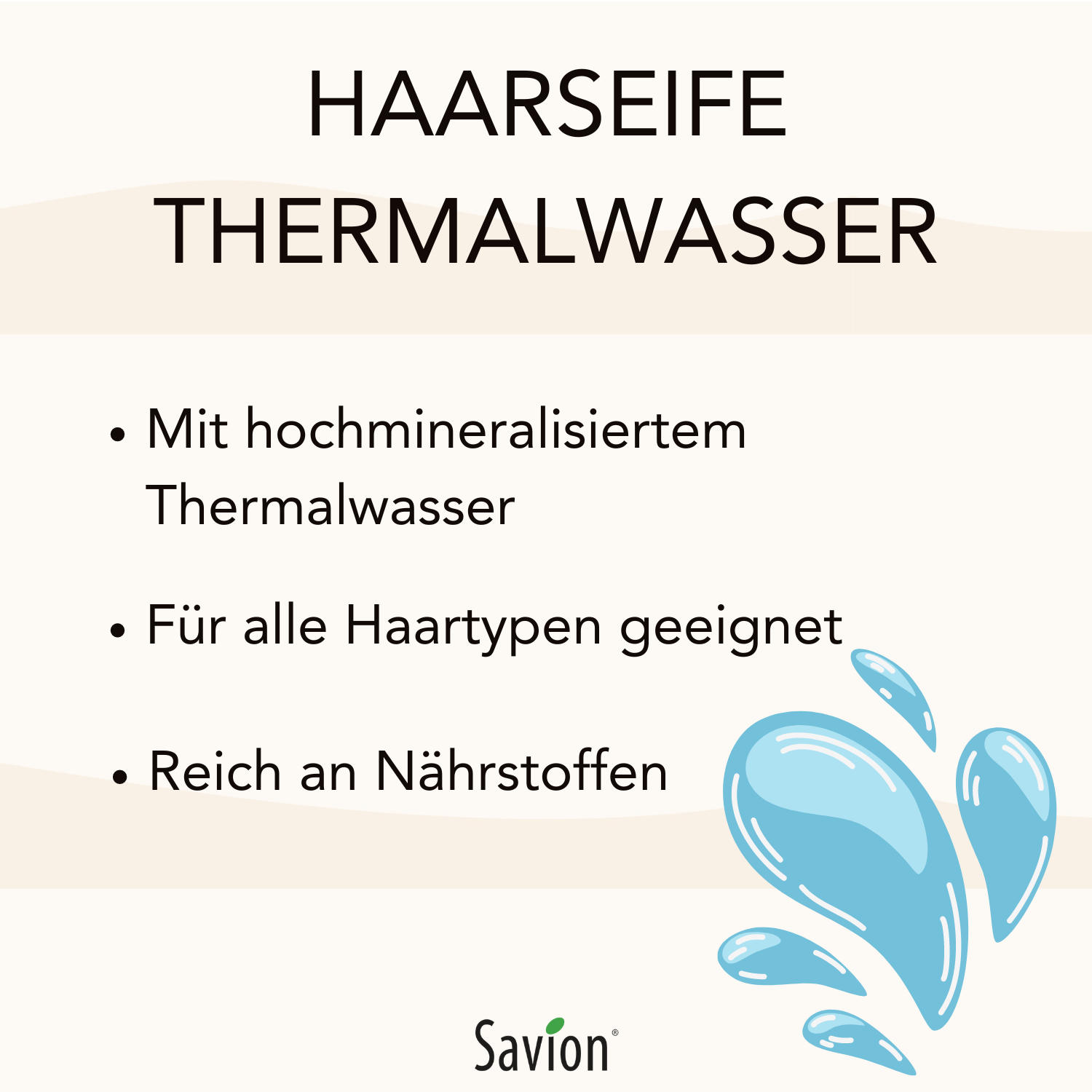 Haarseife Thermalwasser