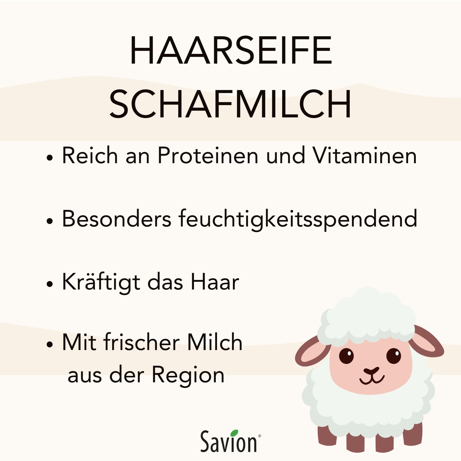 Haarseife Schafmilch