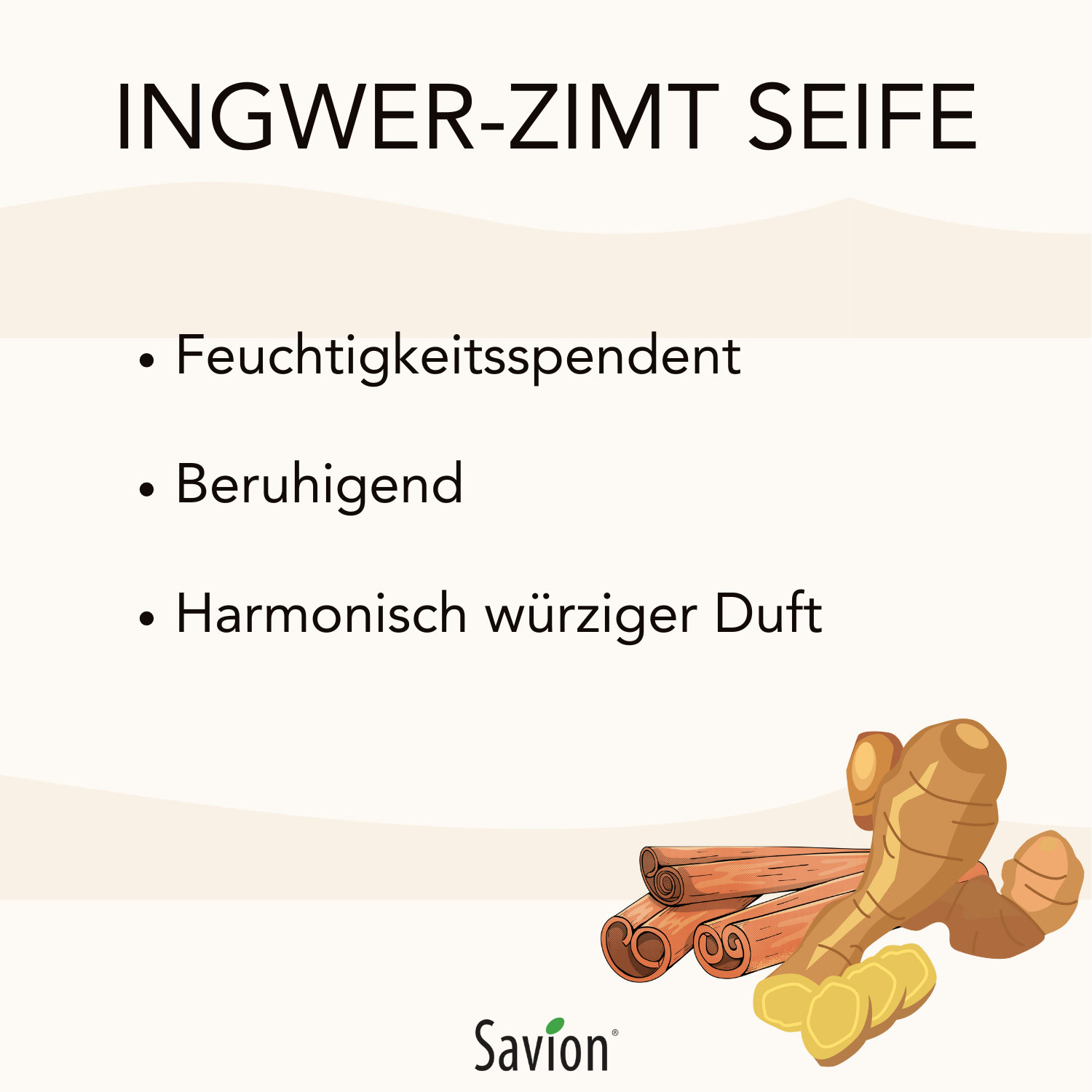 Ingwer-Zimt-Seife