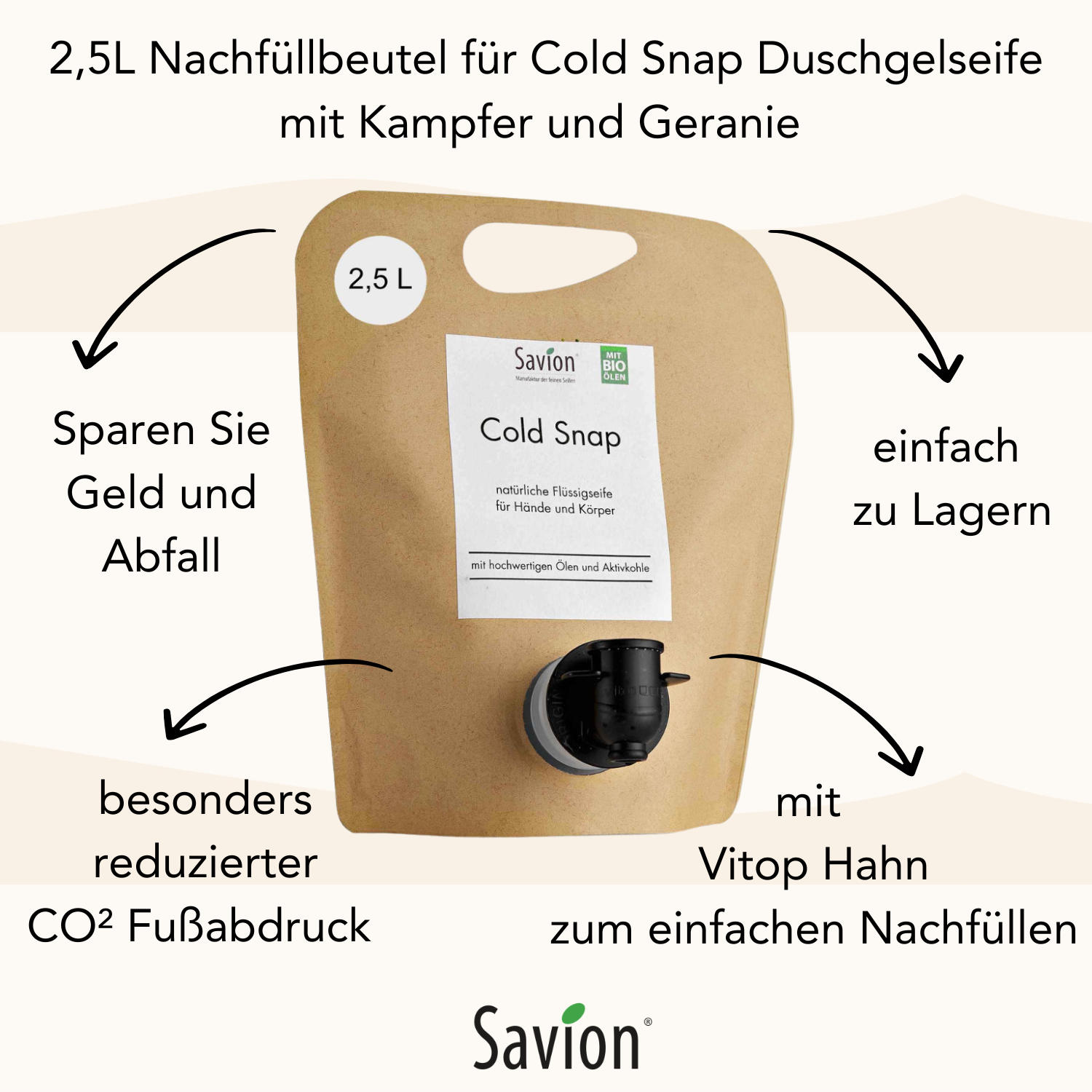 Cold Snap im Nachfüllbeutel 2,5 L