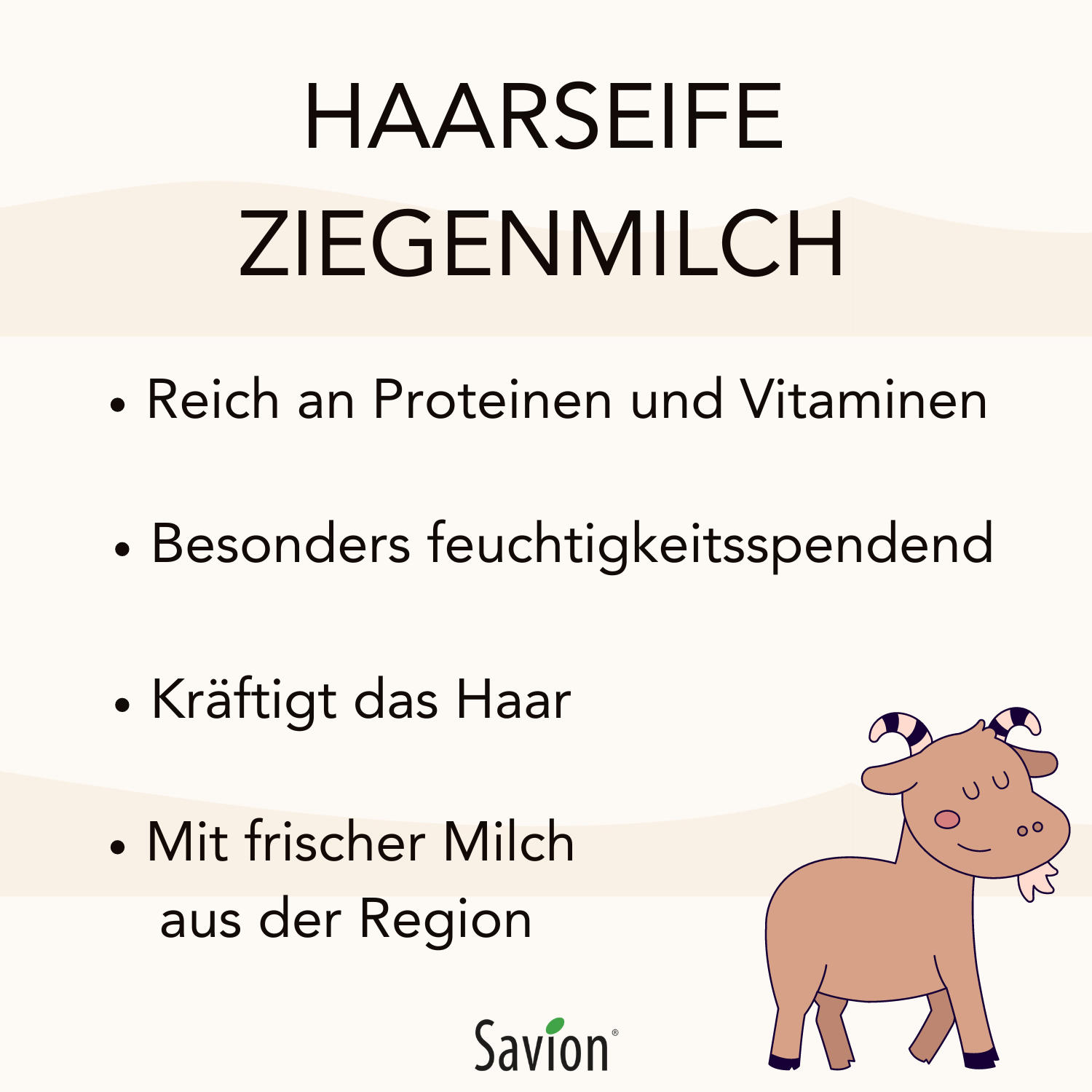 Haarseife Ziegenmilch